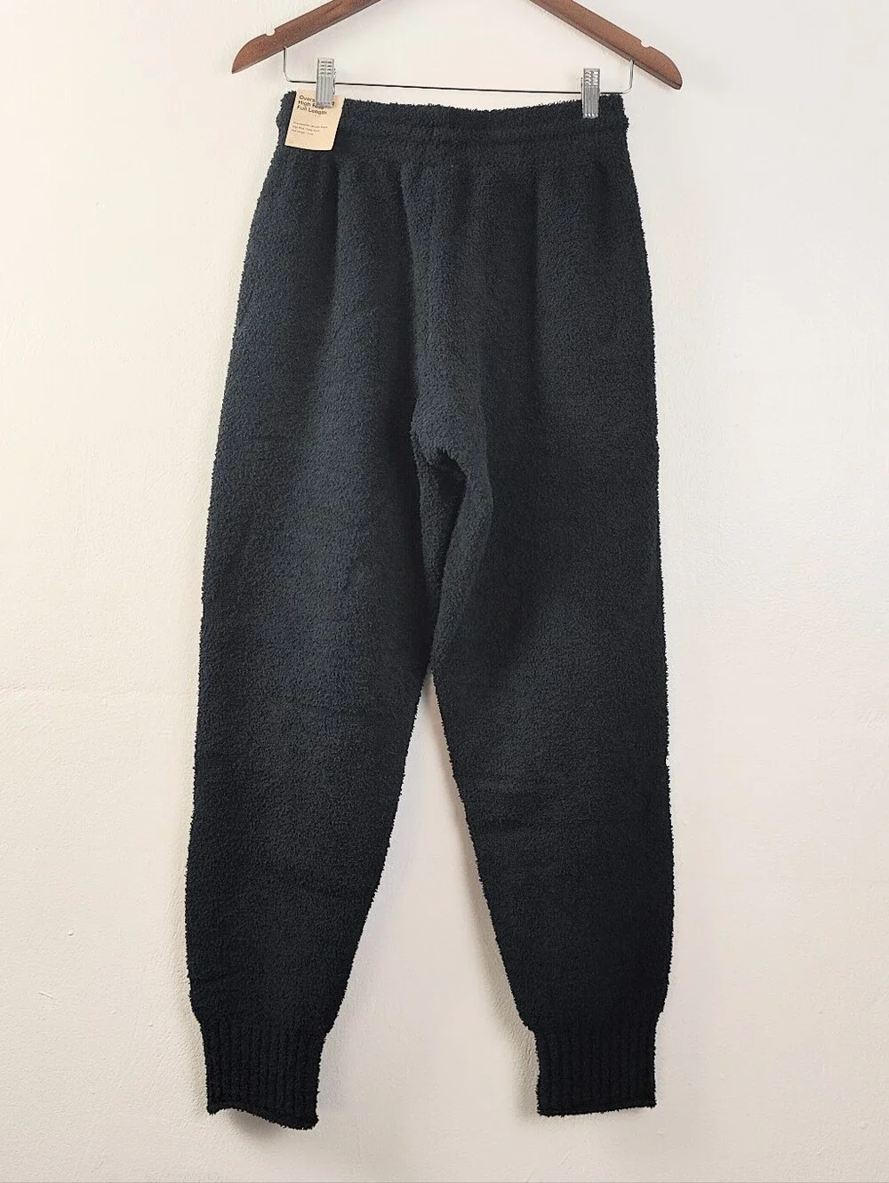 Nike Phoenix Black Pants Boucle High-Waisted Oversized Sweats Size Small Sporty - Picture 5 of 11